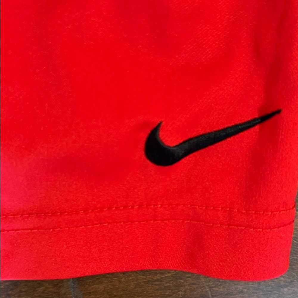 Nike Men's Dri Fit Red Athletic Shorts, Size Small - Picture 2 of 8